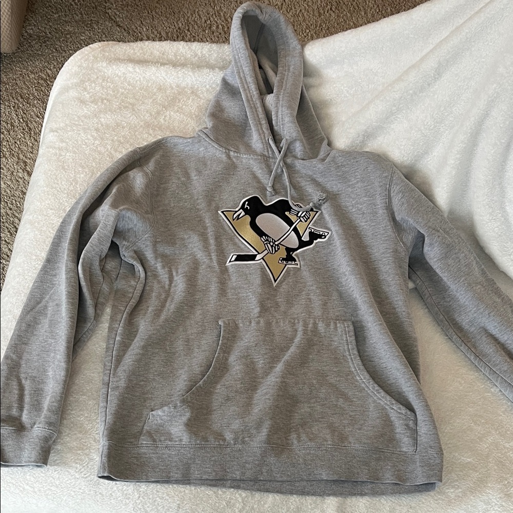 Gray Pittsburgh Penguins Hoodie